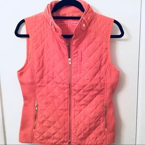 Tyler Boe Pink Peony Quilted Vest